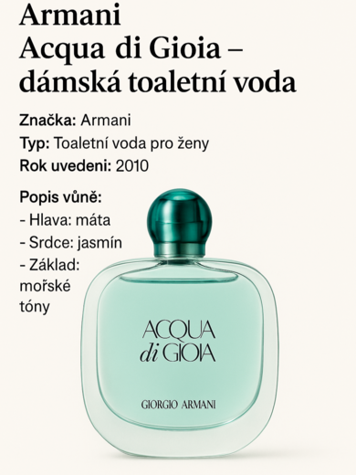 Armani Acqua di Gioia